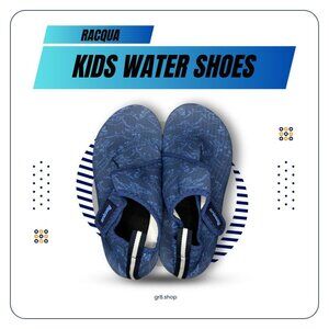 Racqua Kids Water Shoes Size 6 Non-Slip Sole Quick-Dry Lightweight Breathable Bl